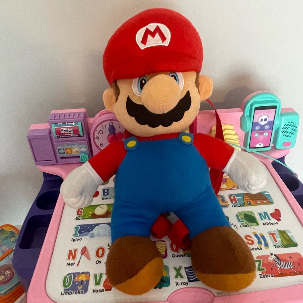 Mario plush backpack